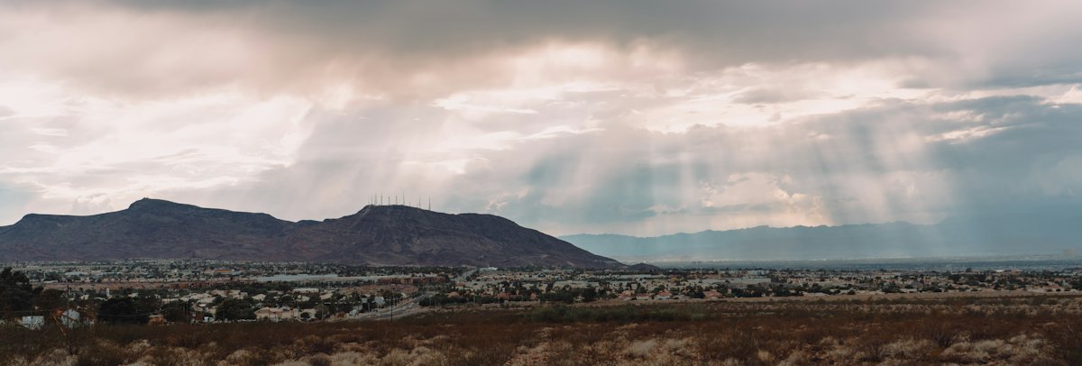 Desert hills and mountains near Henderson, Nevada
